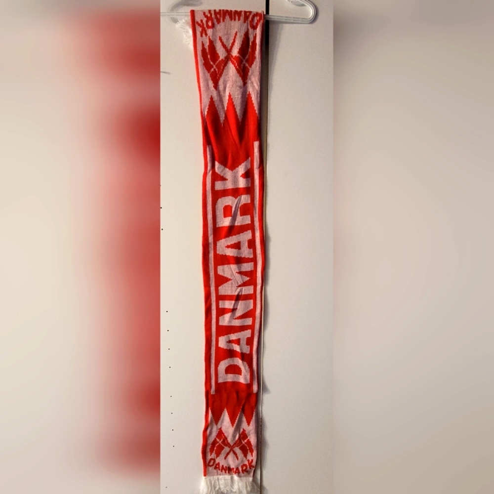 Denmark football scarf